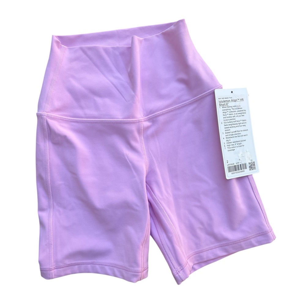 Lulu Lemon NWT align Shorts Light Pink